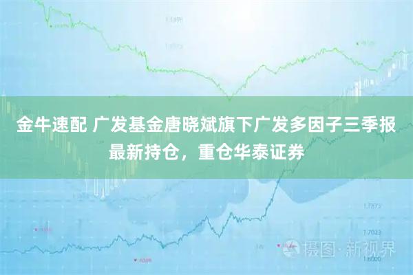 金牛速配 广发基金唐晓斌旗下广发多因子三季报最新持仓，重仓华泰证券