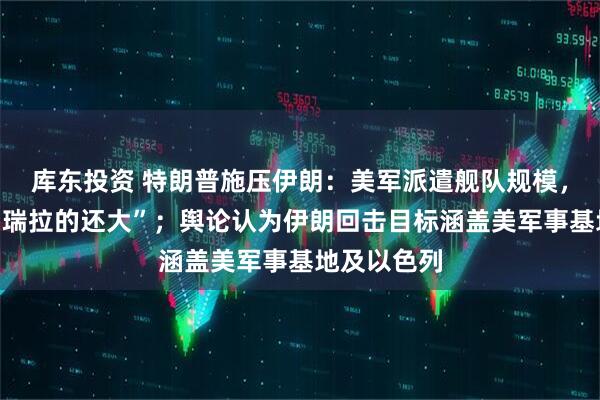 库东投资 特朗普施压伊朗：美军派遣舰队规模，“比在委内瑞拉的还大”；舆论认为伊朗回击目标涵盖美军事基地及以色列